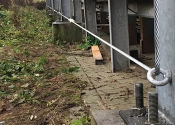Winddoek Donkergrijs, Huyskamp fijnhouthandel Zwolle