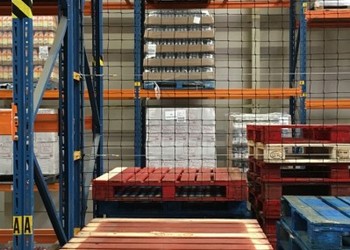 Magazijnstellingsnetten Distributiecentrum Geldermalsen