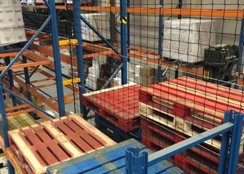 Magazijnstellingsnetten Distributiecentrum Geldermalsen