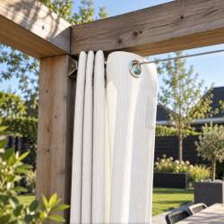 Buitengordijn Shadow Comfort Arctic White 