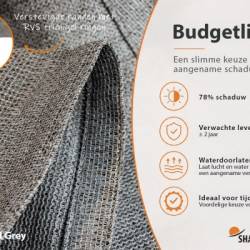 Schaduwdoek Mystic Sand Grey - Shadow Comfort