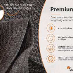 Schaduwdoek Deep Grey - Shadow Comfort